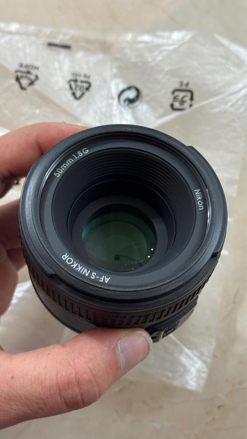 لنز ۵۰ نیکون 50mm f1.8 nikon|دوربین عکاسی و فیلم‌برداری|شیراز, حافظیه|دیوار