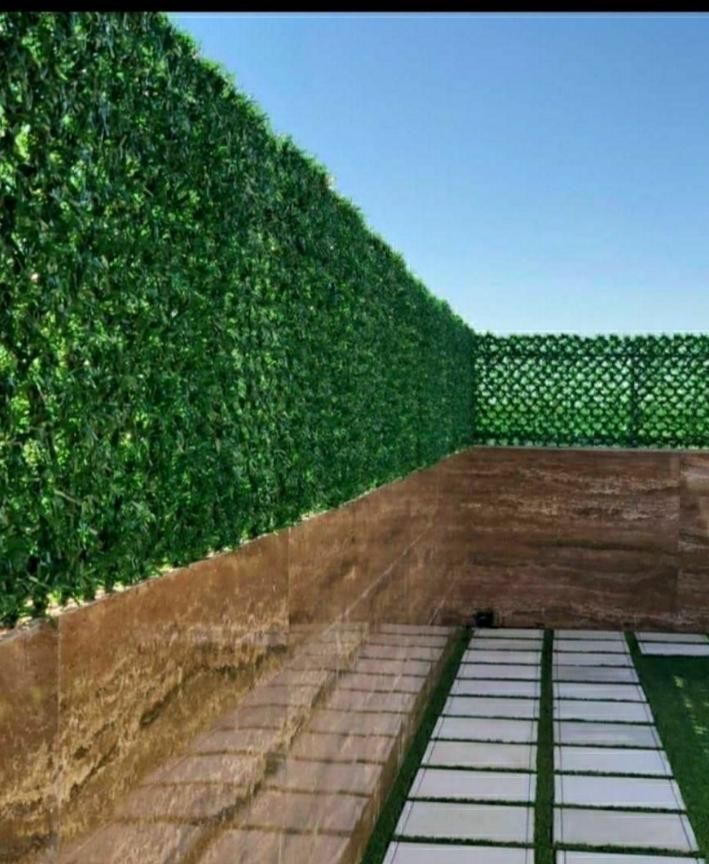 فنس چمنی و برگی برای تالار و باغ و حصار منزل|گل مصنوعی|خمینی‌شهر, |دیوار