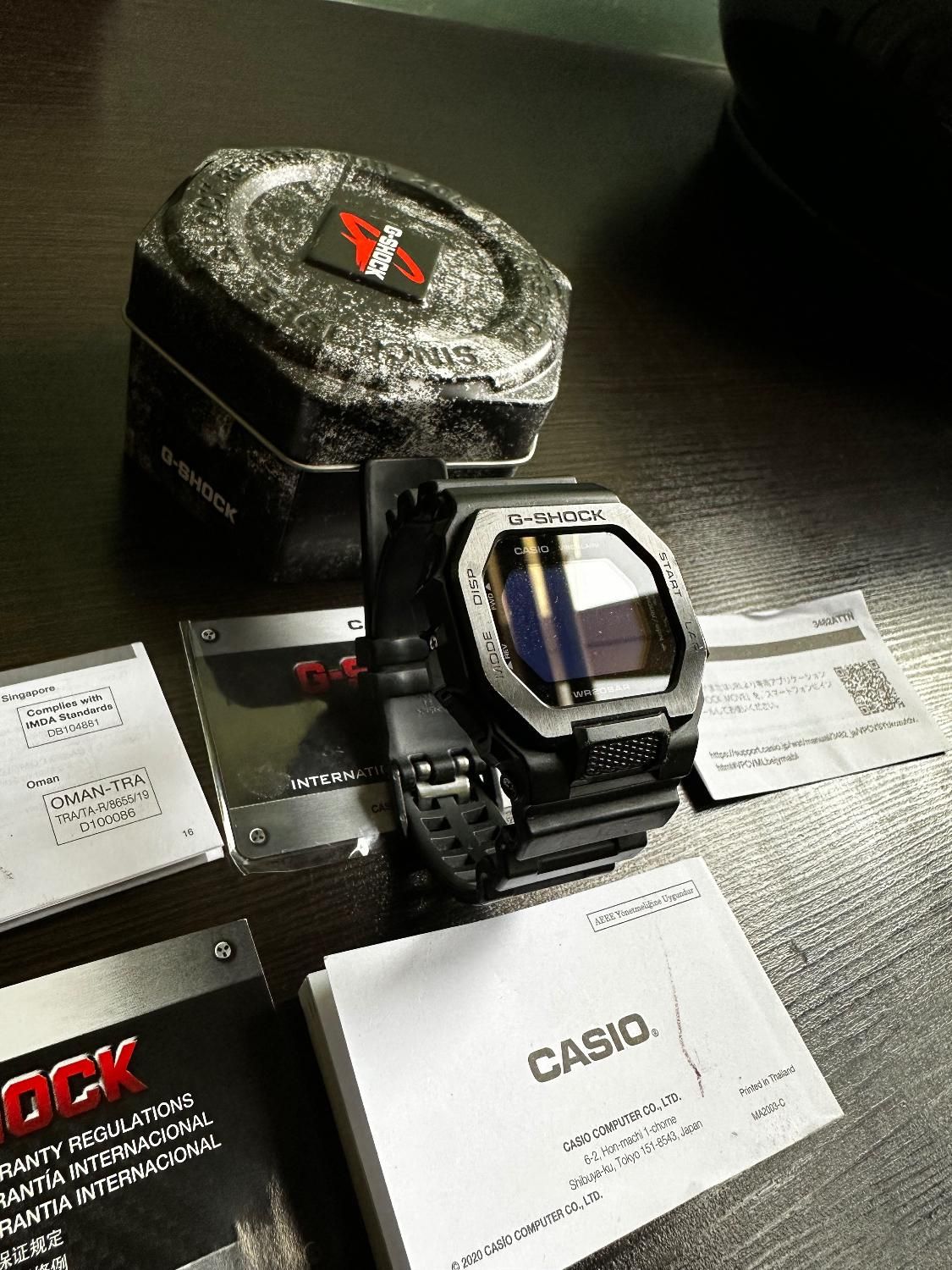 ساعت هوشمند ضد آب ضد ضربه G- shock GBX100 carbon|ساعت|تهران, میرداماد|دیوار