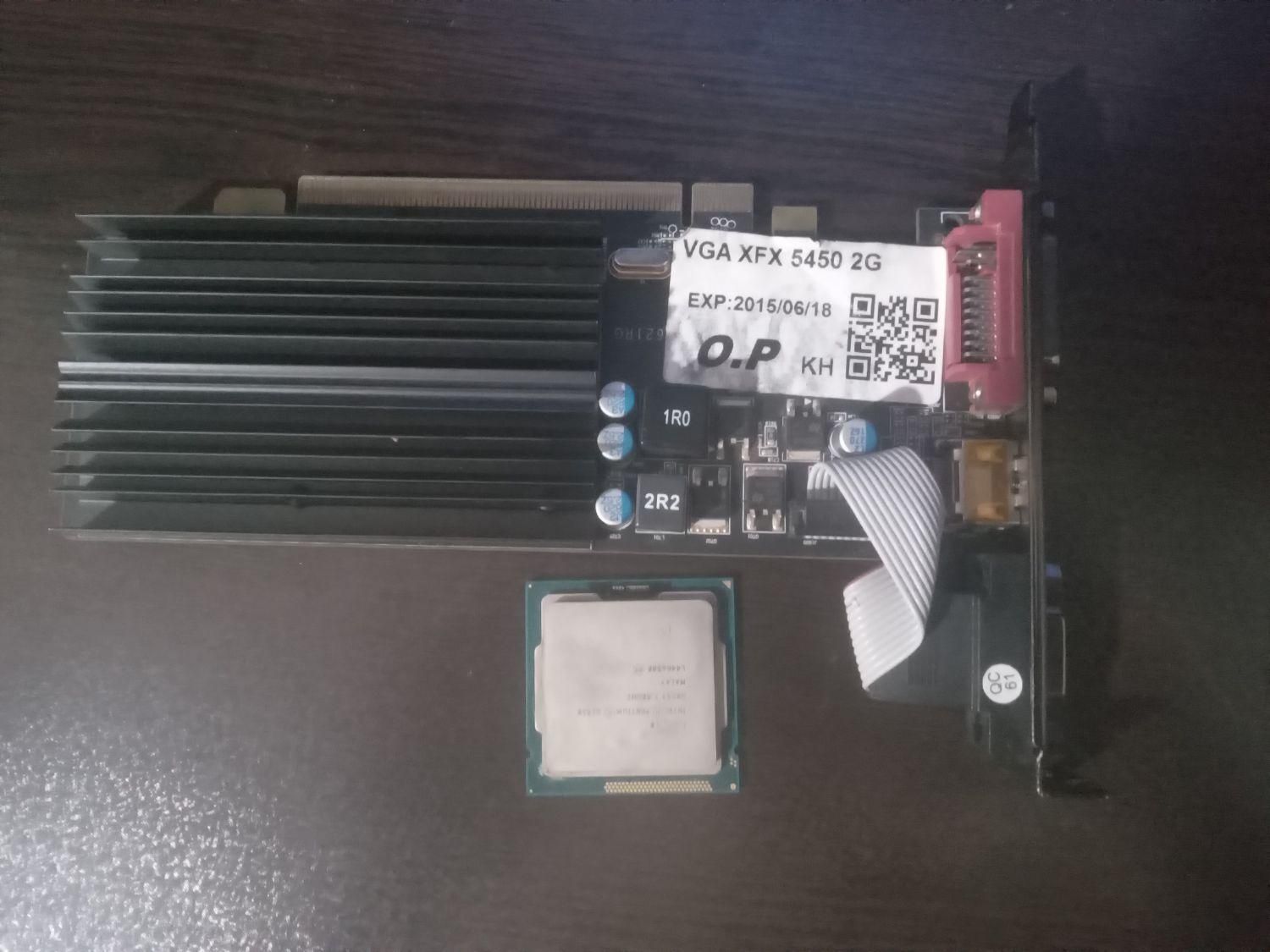 یک عدد Cpu و گرافیک|قطعات و لوازم جانبی رایانه|شیراز, کوشک میدان|دیوار