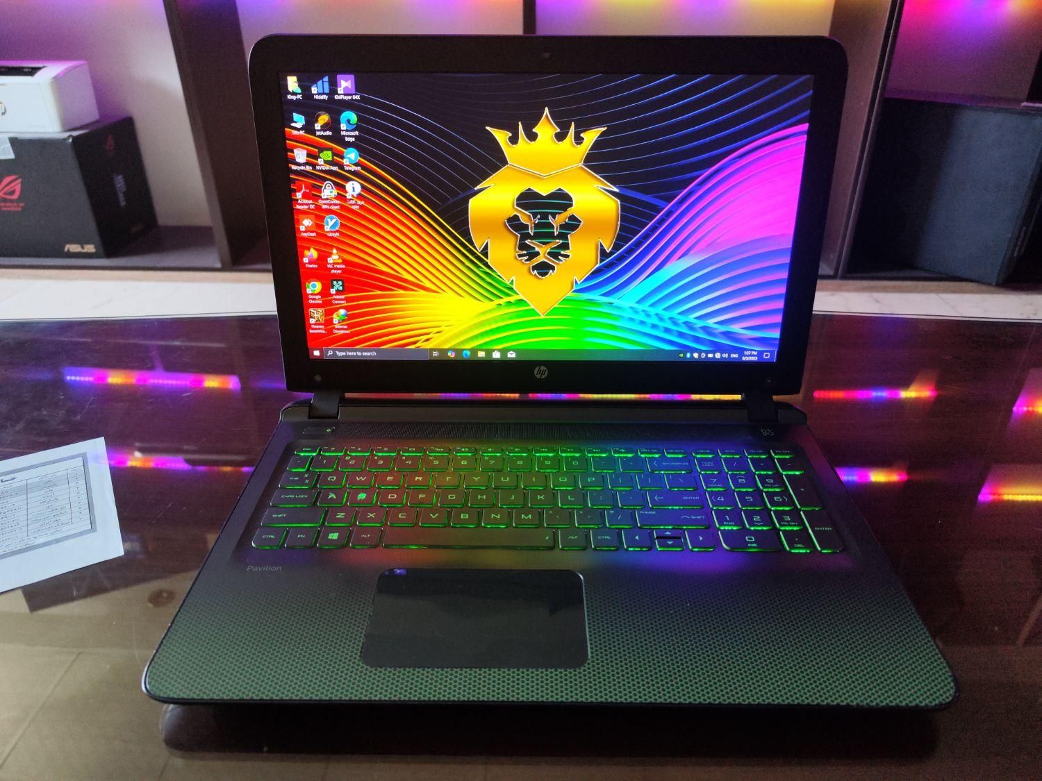 گیمینگ hp خاص 15 اینچی i7 رم 16 گرافیک GTX|رایانه همراه|تهران, میدان ولیعصر|دیوار