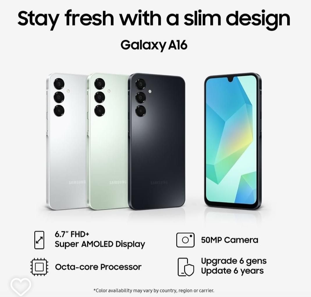 سامسونگ galaxy a16 4g با حافظهٔ ۱۲۸ گیگابایت|موبایل|تهران, تهرانسر شرقی|دیوار
