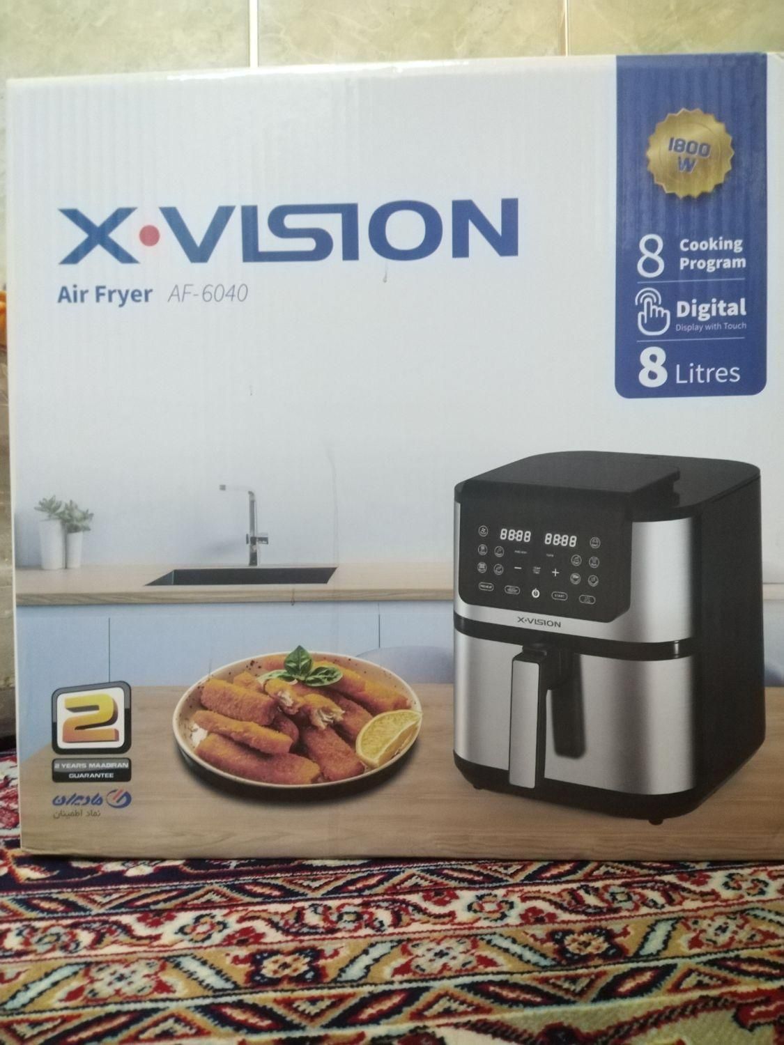 سرخ کن بدون روغن 8 لیتری|اجاق گاز و لوازم برقی پخت‌وپز|سیرجان, |دیوار