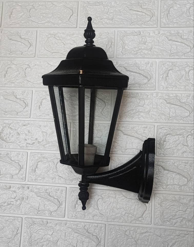 چراغ حیاطی فلزی رنگ کوره ای|لامپ و چراغ|تهران, نیروی هوایی (پیروزی)|دیوار