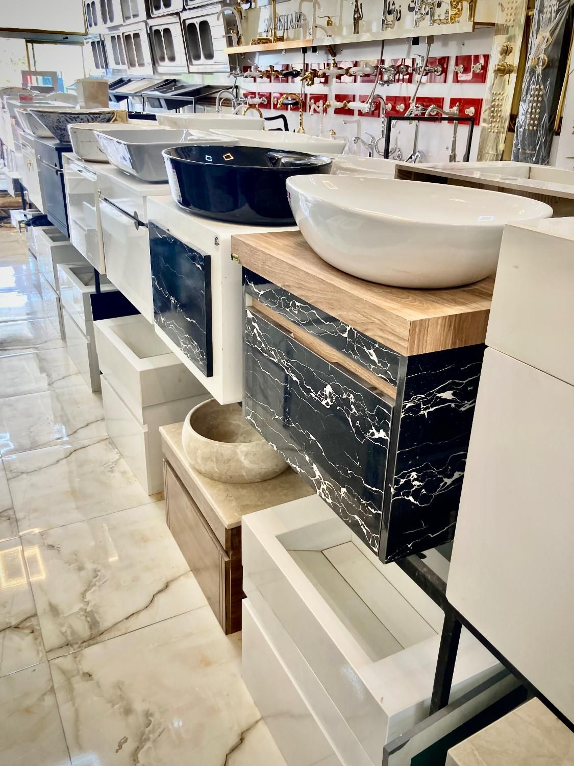 روشویی باکسی مدل pvc|لوازم سرویس بهداشتی|چهارباغ, |دیوار