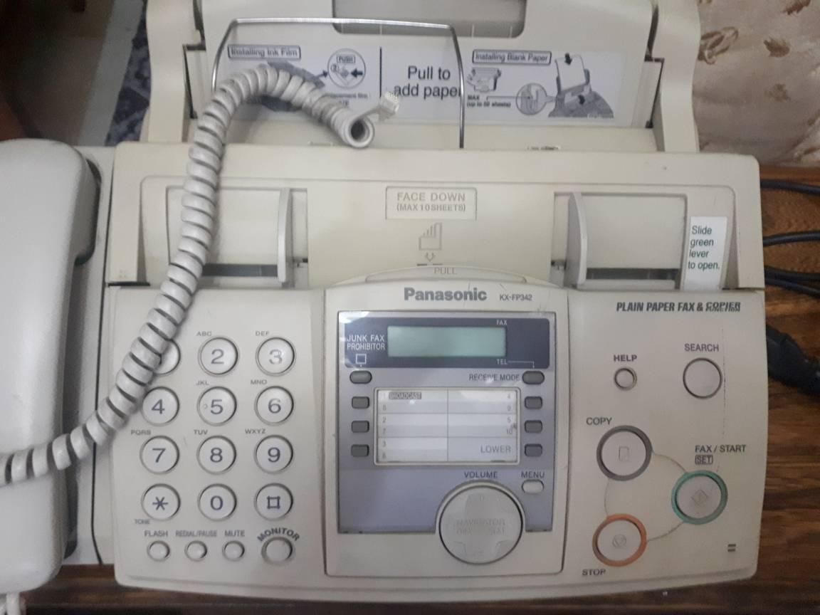 فکس مدل kx-fp342cx|پرینتر، اسکنر، کپی، فکس|تهران, گلستان (شهرک راه آهن)|دیوار