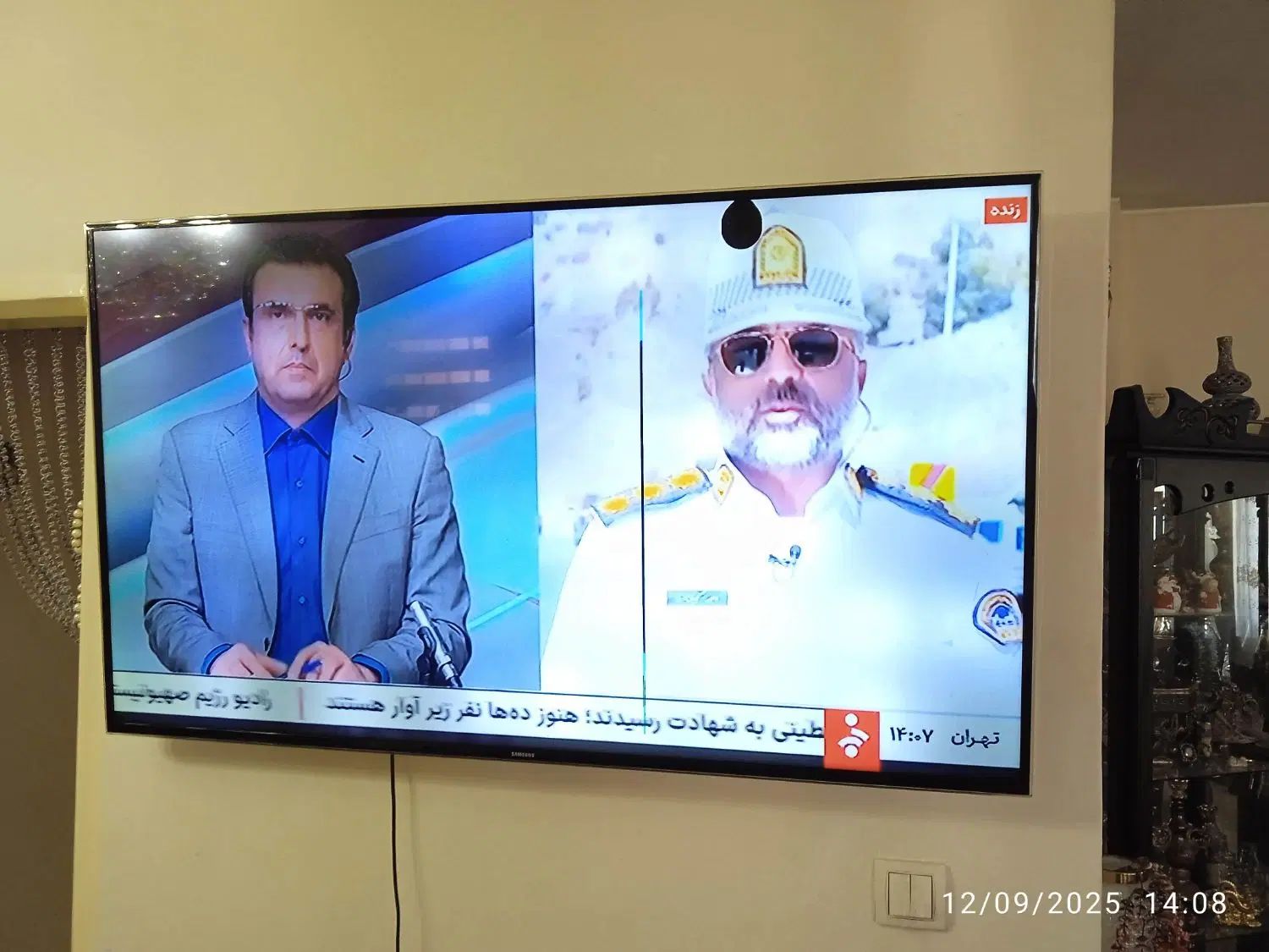 تلوزیون ۵۵ اینچ سامسونگ اسمارت نیاز به تعمیر|تلویزیون و پروژکتور|تهران, شهرک زینبیه|دیوار
