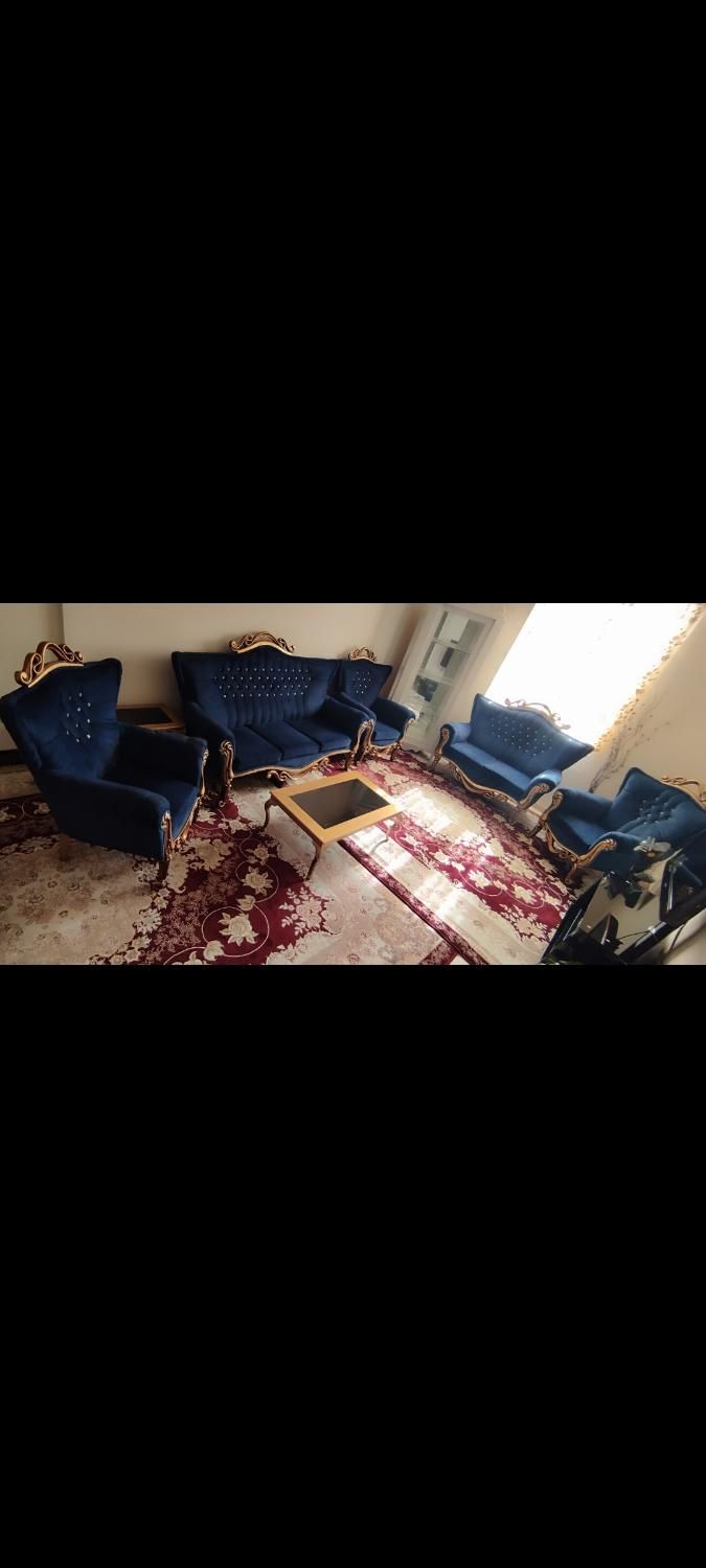 مبلمان سلطنتی ۹ نفره|مبلمان خانگی و میز عسلی|محمدیه-قزوین, |دیوار