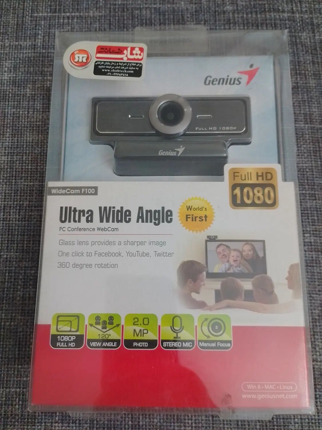 وب‌کم Genius WideCam F100 Full HD|قطعات و لوازم جانبی رایانه|تهران, تهرانپارس غربی|دیوار