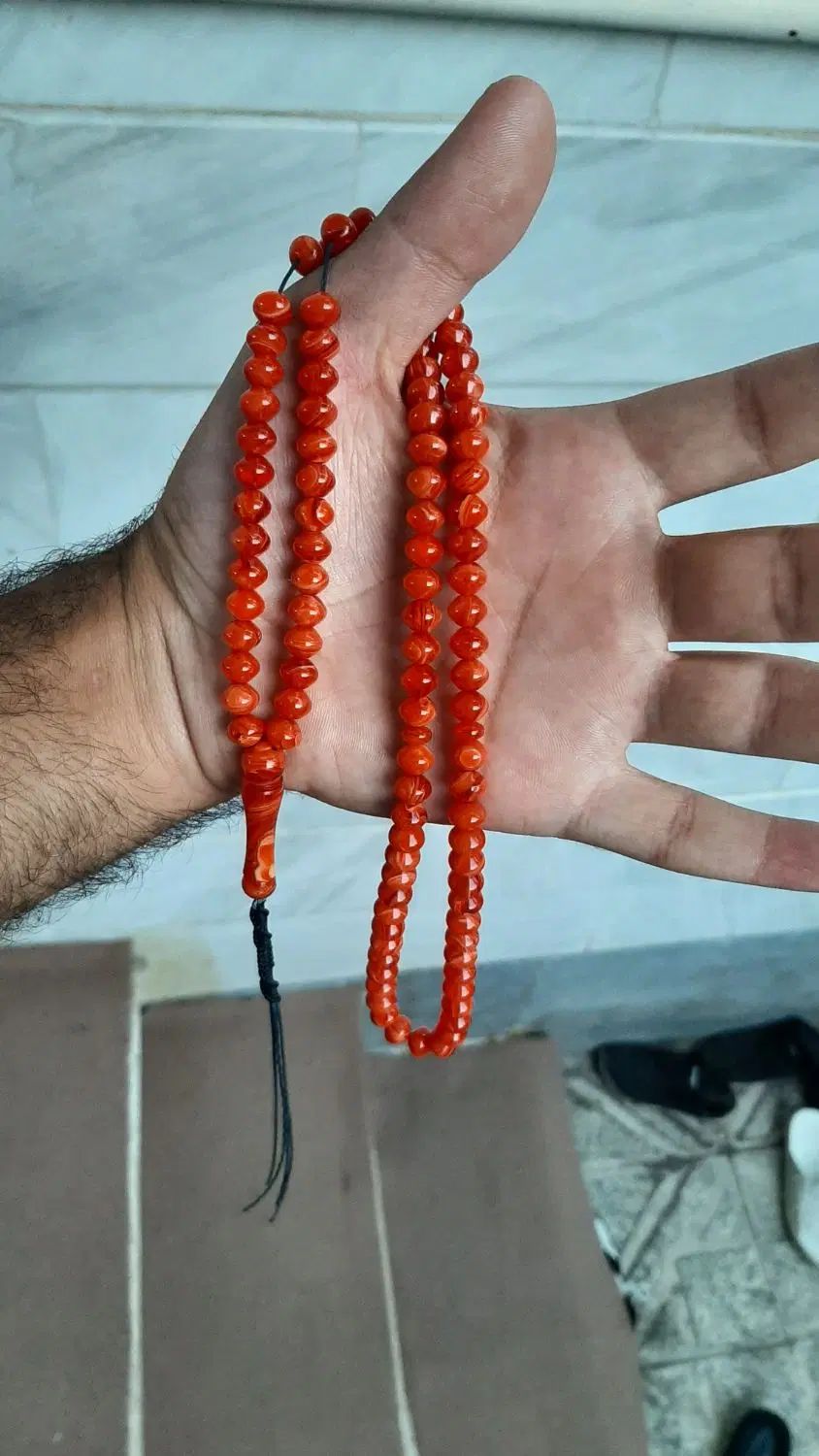 تسبیح ۱۰۱ عددی تراش استانبولی اورجینال|جواهرات|کرمانشاه, |دیوار