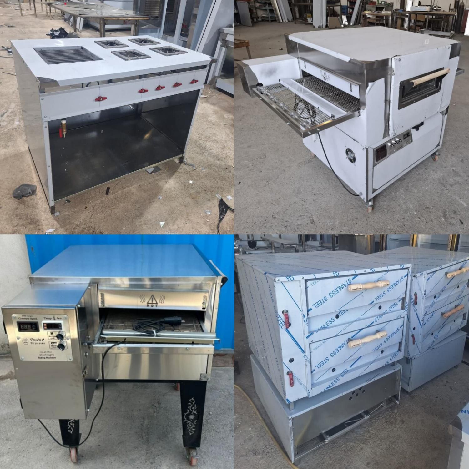 میزبردینگ استیل هودصنعتی دیسپلی.سوخاری پیتزاریلی|کافی‌شاپ و رستوران|گرگان, |دیوار