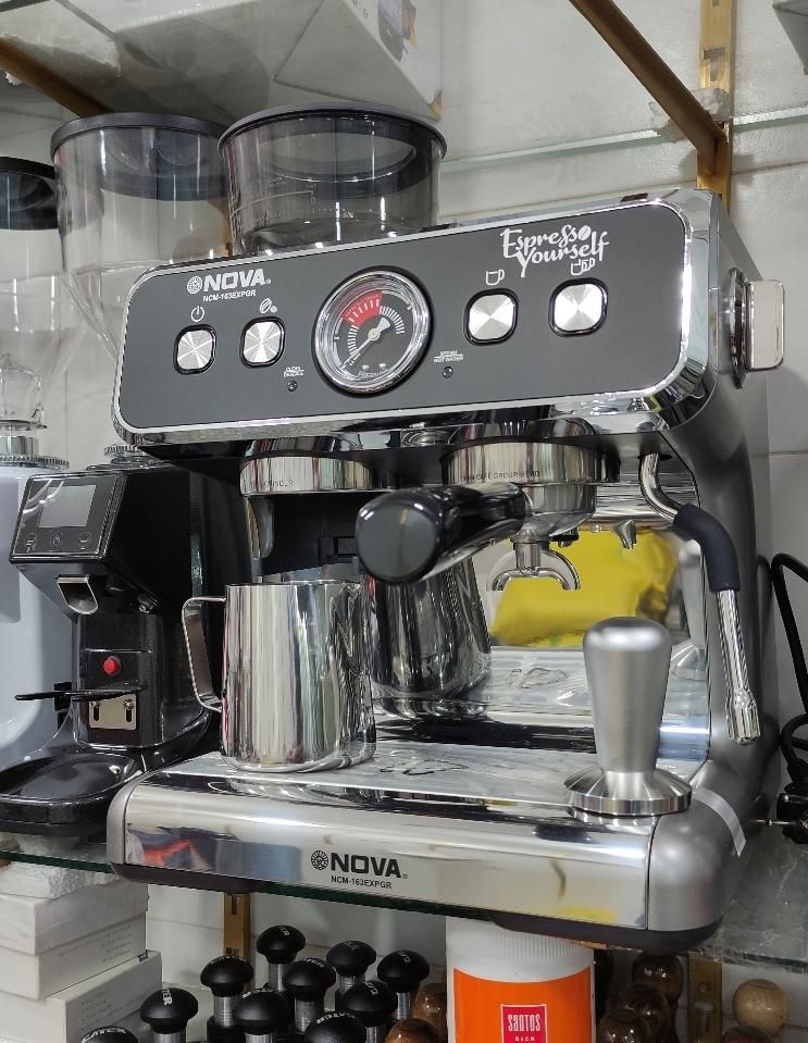 اسپرسو ساز نیمه صنعتی نوا 163 آسیاب دار|سماور، چای‌ساز، قهوه‌ساز|اهواز, طالقانی|دیوار
