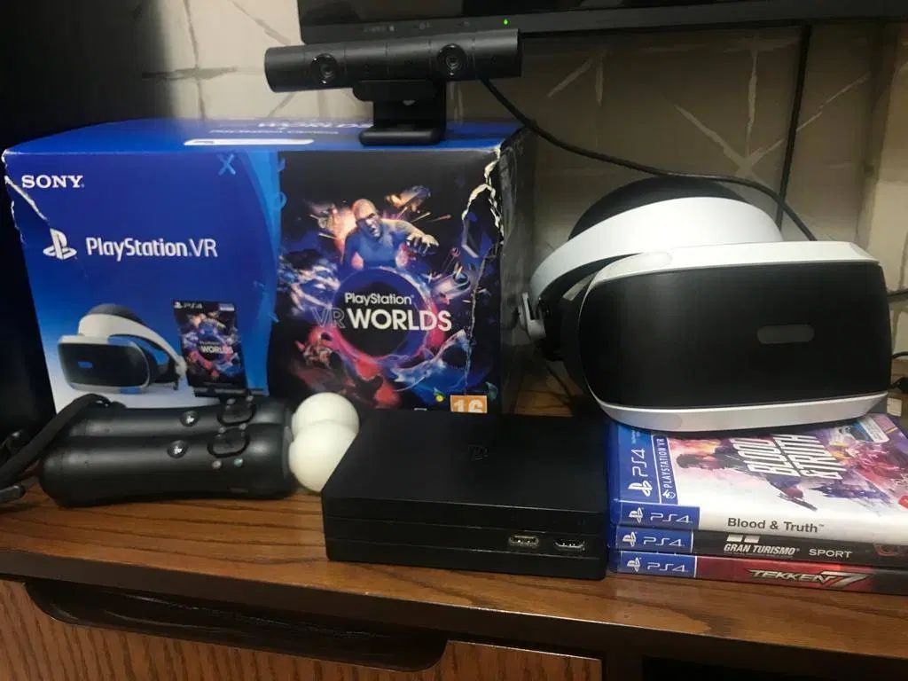 Psvr 1 - واقعیت مجازی پلی‌استیشن با ۳ بازی|کنسول، بازی ویدئویی و آنلاین|تهران, تهرانپارس غربی|دیوار