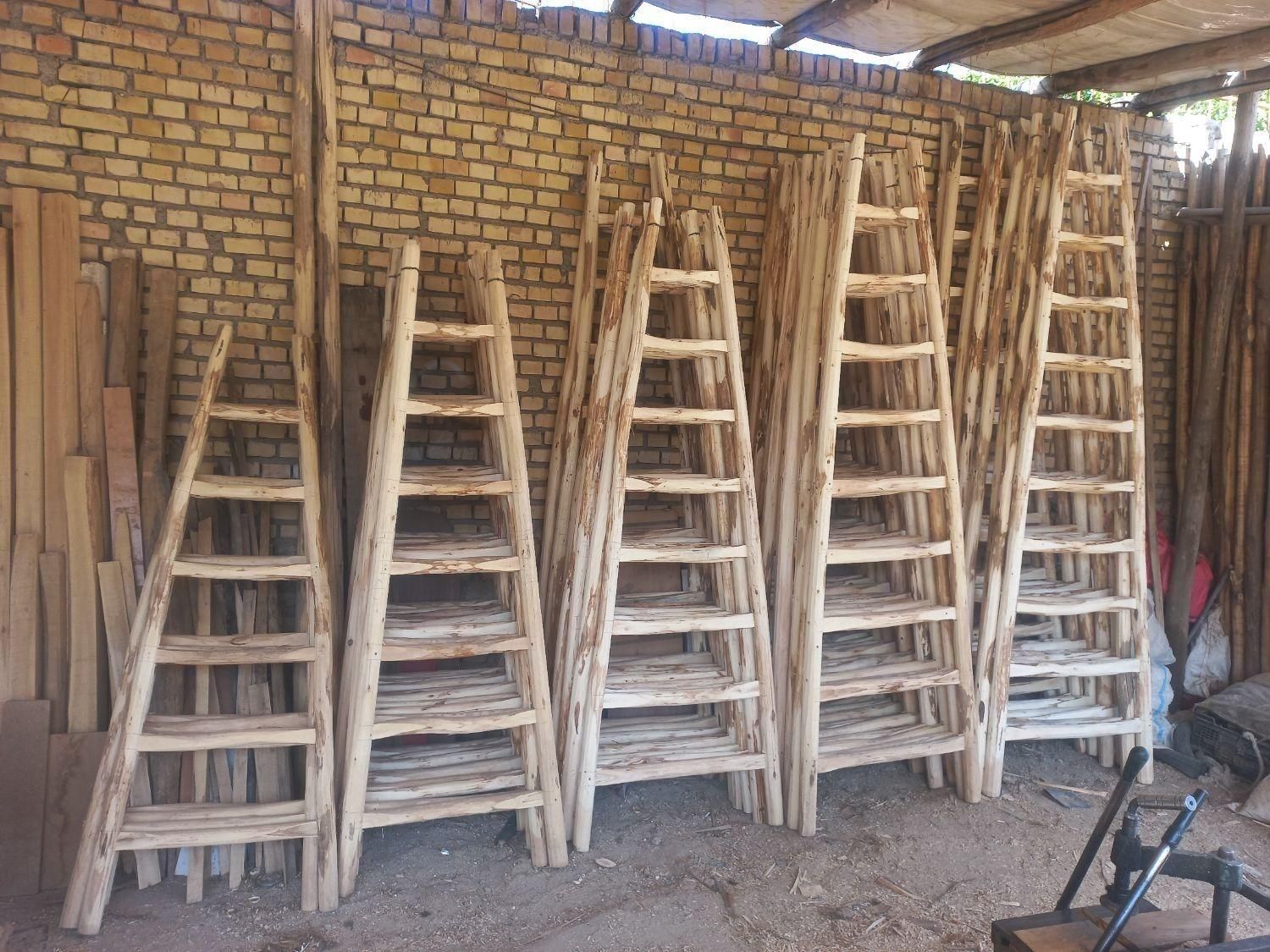 نردبان چوبی باضمانت کلی و جزعی|ابزارآلات|مشهد, پنجتن|دیوار