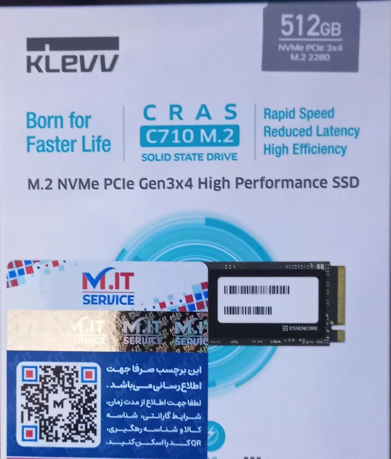 SSD 512 GB KLEVV M2 nvme|قطعات و لوازم جانبی رایانه|تهران, دریاچه شهدای خلیج فارس|دیوار