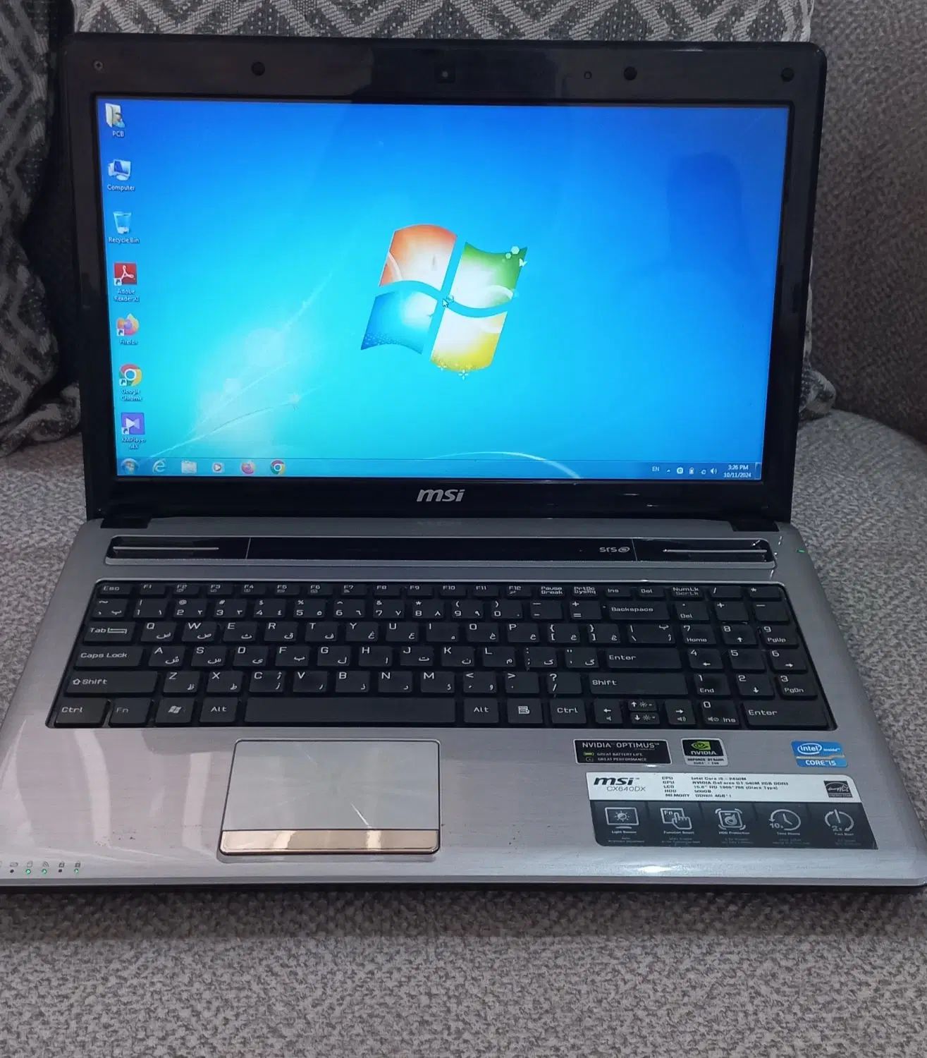 لب تاپ msi cx62|رایانه همراه|تهران, صفا|دیوار