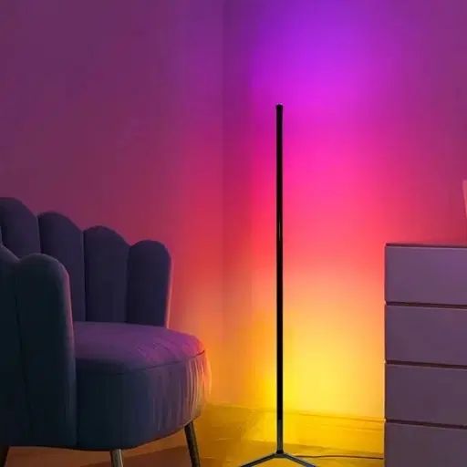 اباژور ایستاده Rgb مدل کرنر لایت|چراغ خواب و آباژور|تهران, آبشار|دیوار