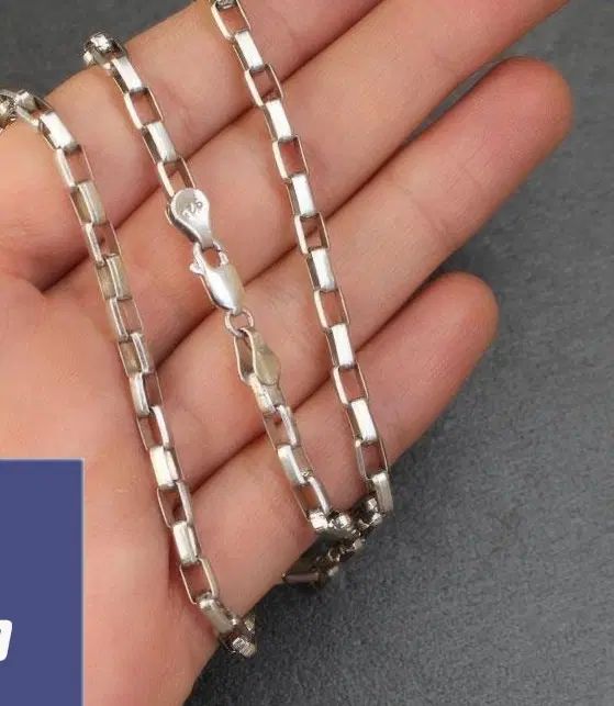 زنجیر نقره دیپلمات ایتالیا اصل|جواهرات|تهران, فاطمی|دیوار
