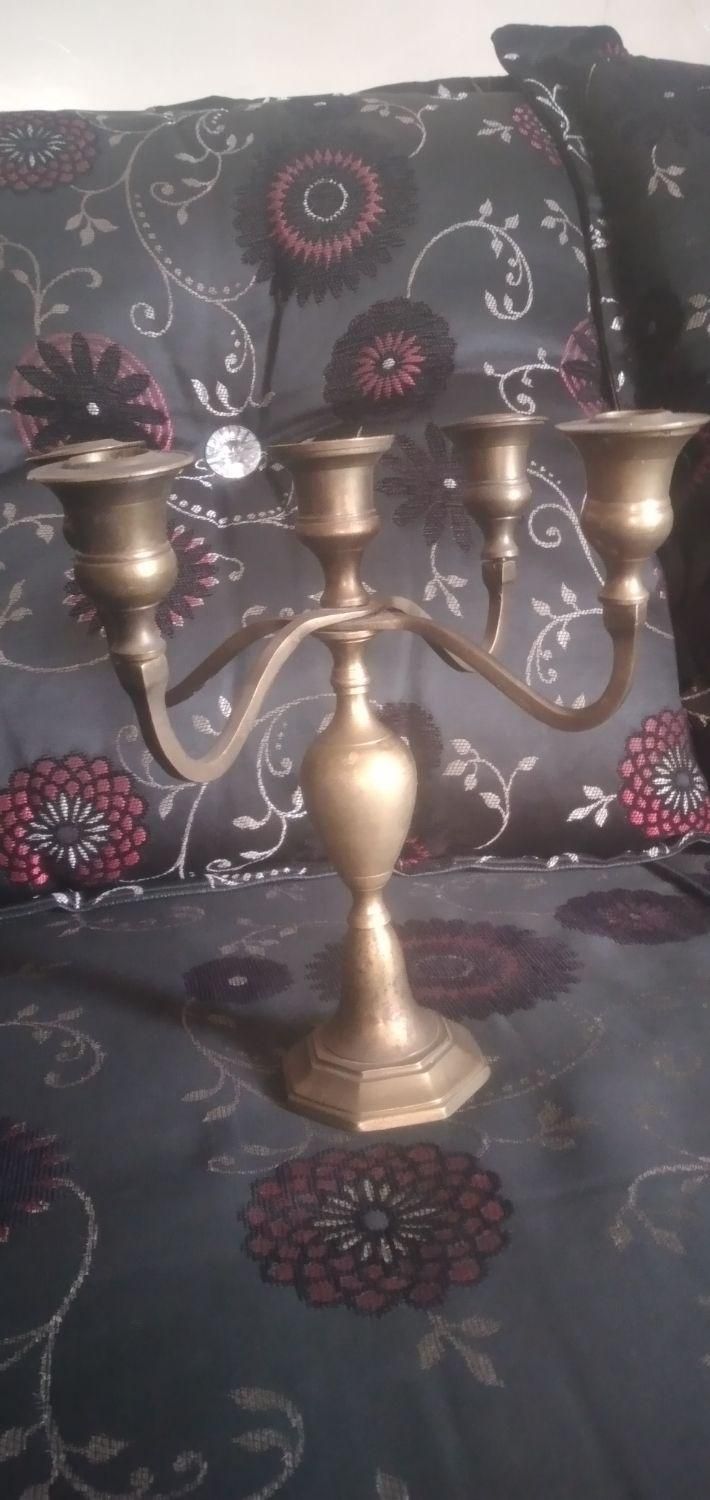 شمعدان برنزی قدیمی|کلکسیون اشیاء عتیقه|تهران, فاطمی|دیوار
