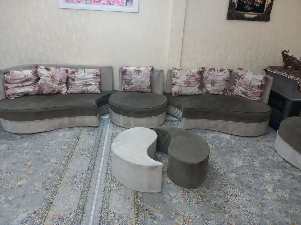 مبل راحتی ۱۰نفره|مبلمان خانگی و میز عسلی|مشهد, فدک|دیوار
