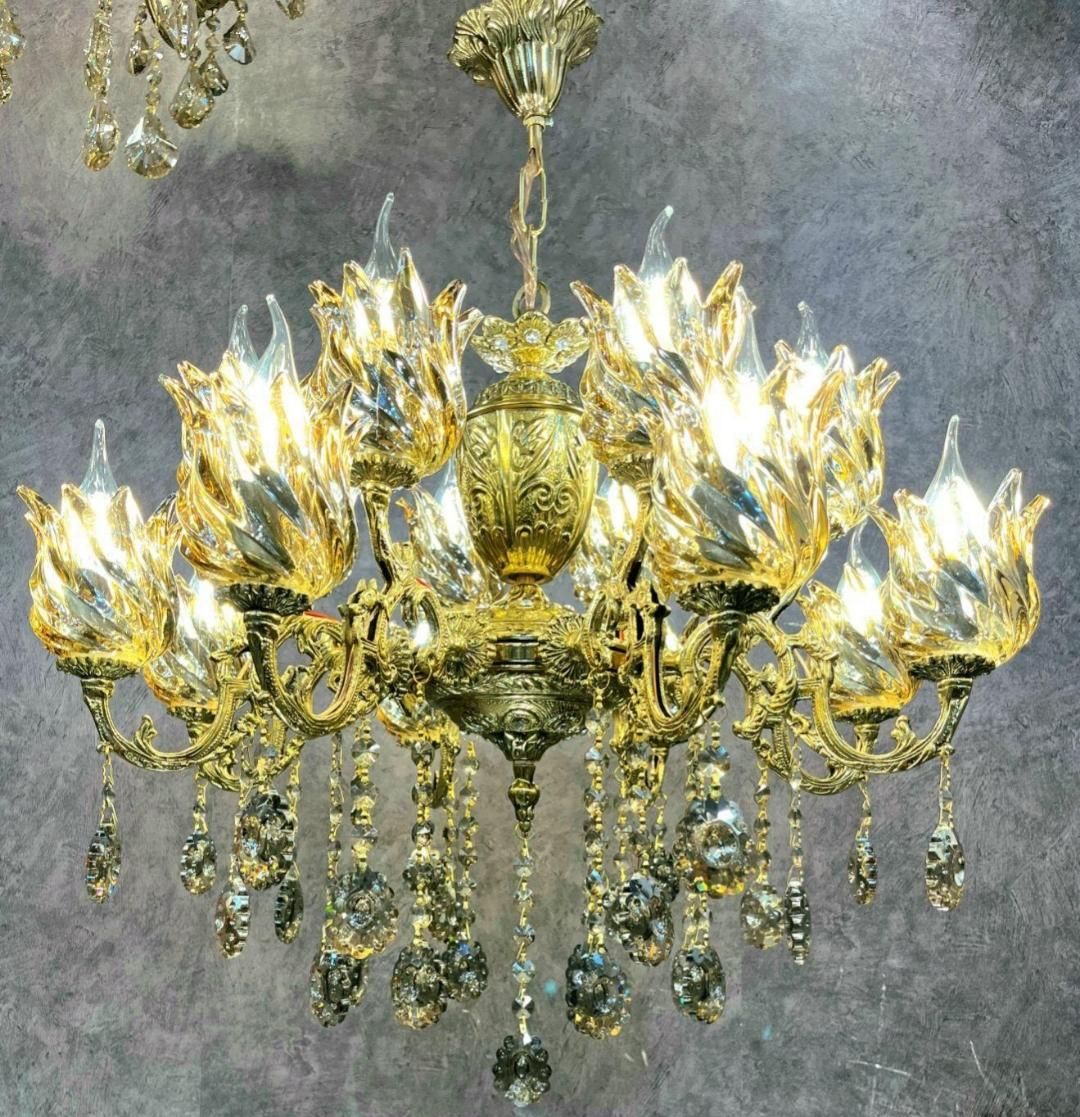 لوستر۸شاخه|لوستر و چراغ آویز|نسیم‌شهر, |دیوار