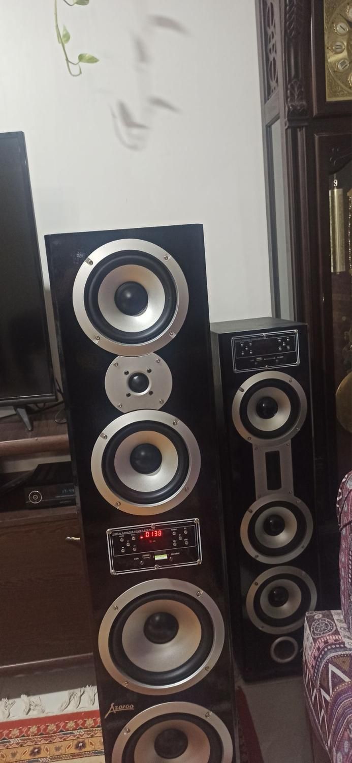اسپیکر حرفه ای چینی مدل Azaro9000 Azaro9500|سیستم صوتی خانگی|بجنورد, |دیوار