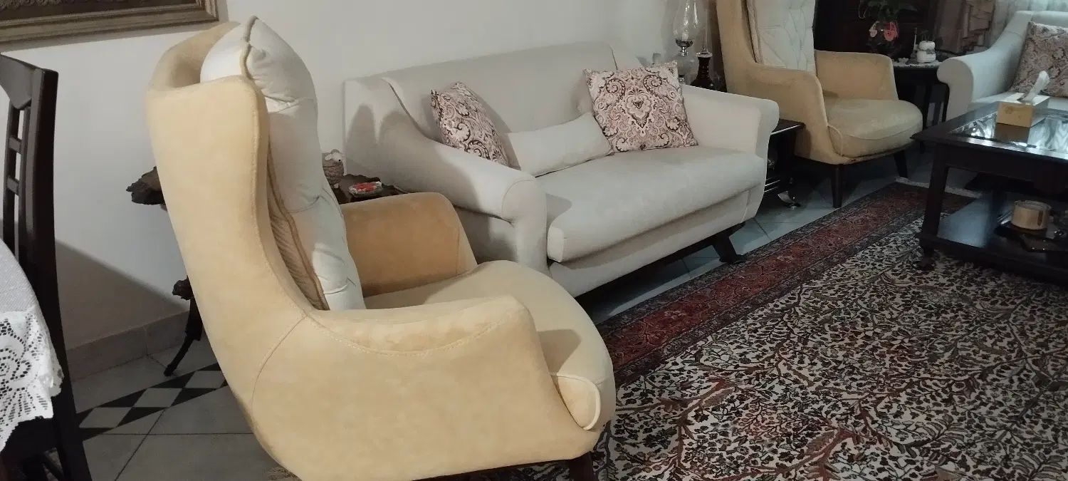 سرویس 7 نفره و میز نهار خوری 8 نفر|مبلمان خانگی و میز عسلی|تهران, شهرآرا|دیوار