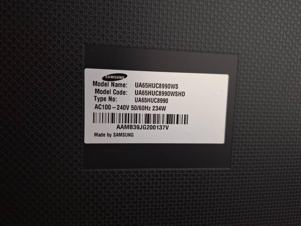 Samsung ال ای دی منحنی 4k با کنترل نوری.سه بعدی.|تلویزیون و پروژکتور|سمنان, |دیوار