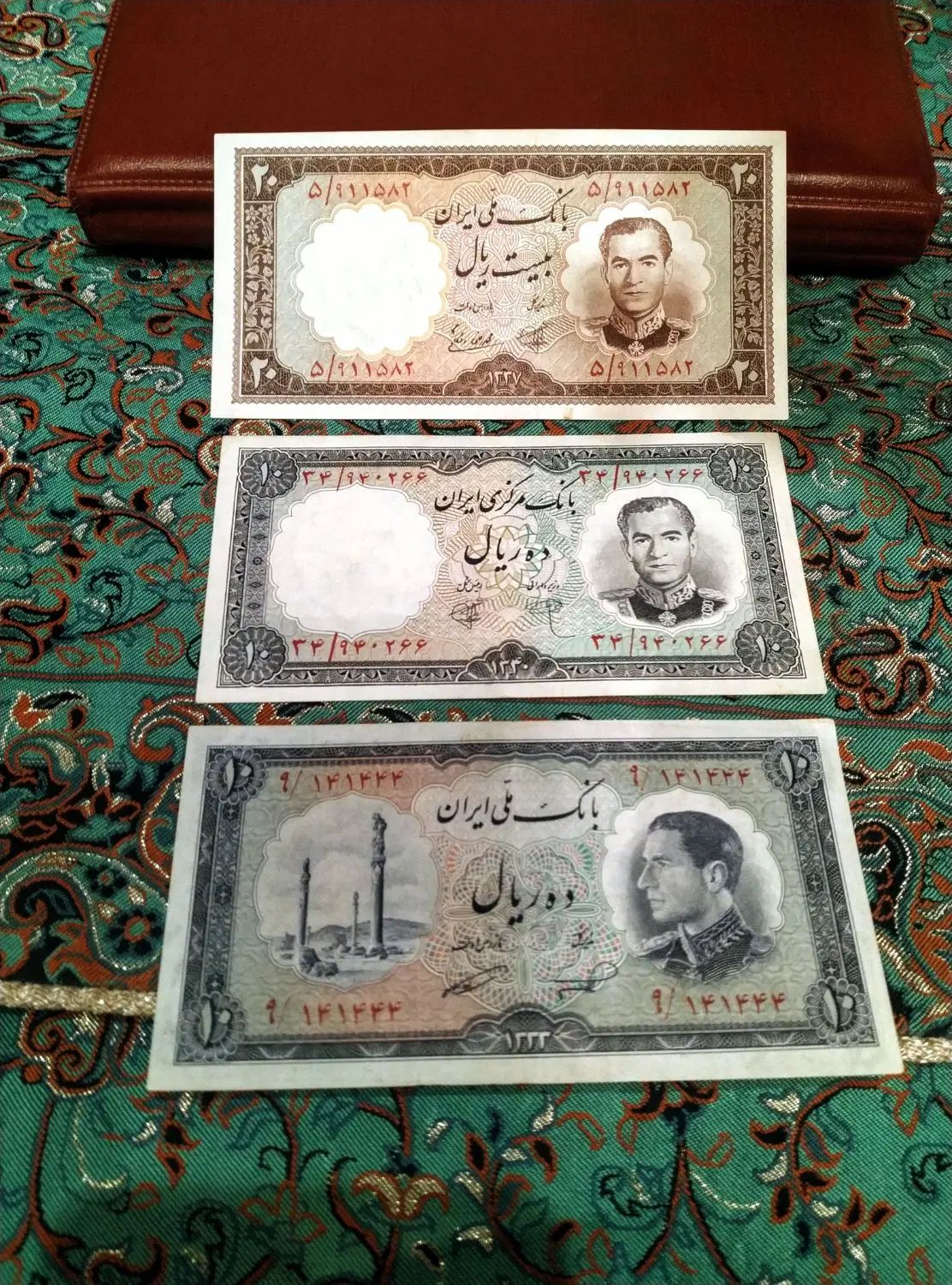 سه عدد اسکناس  نایاب....|کلکسیون سکه، تمبر، اسکناس|رشت, بلوار گیلان|دیوار