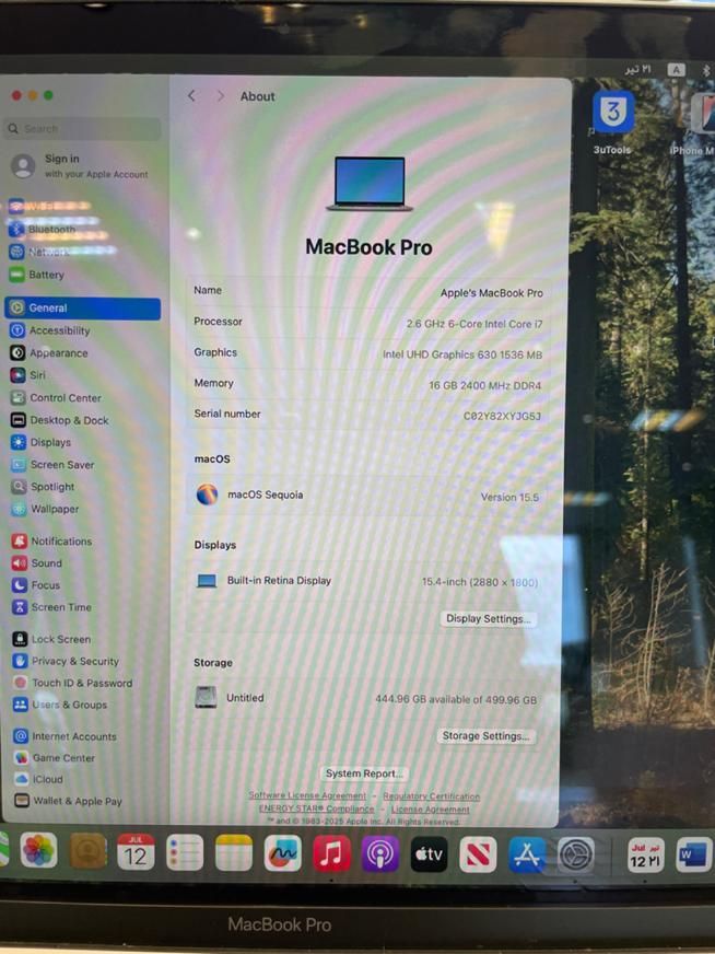 مک بوک پرو MacBook pro|رایانه همراه|شیراز, معالی‌آباد|دیوار