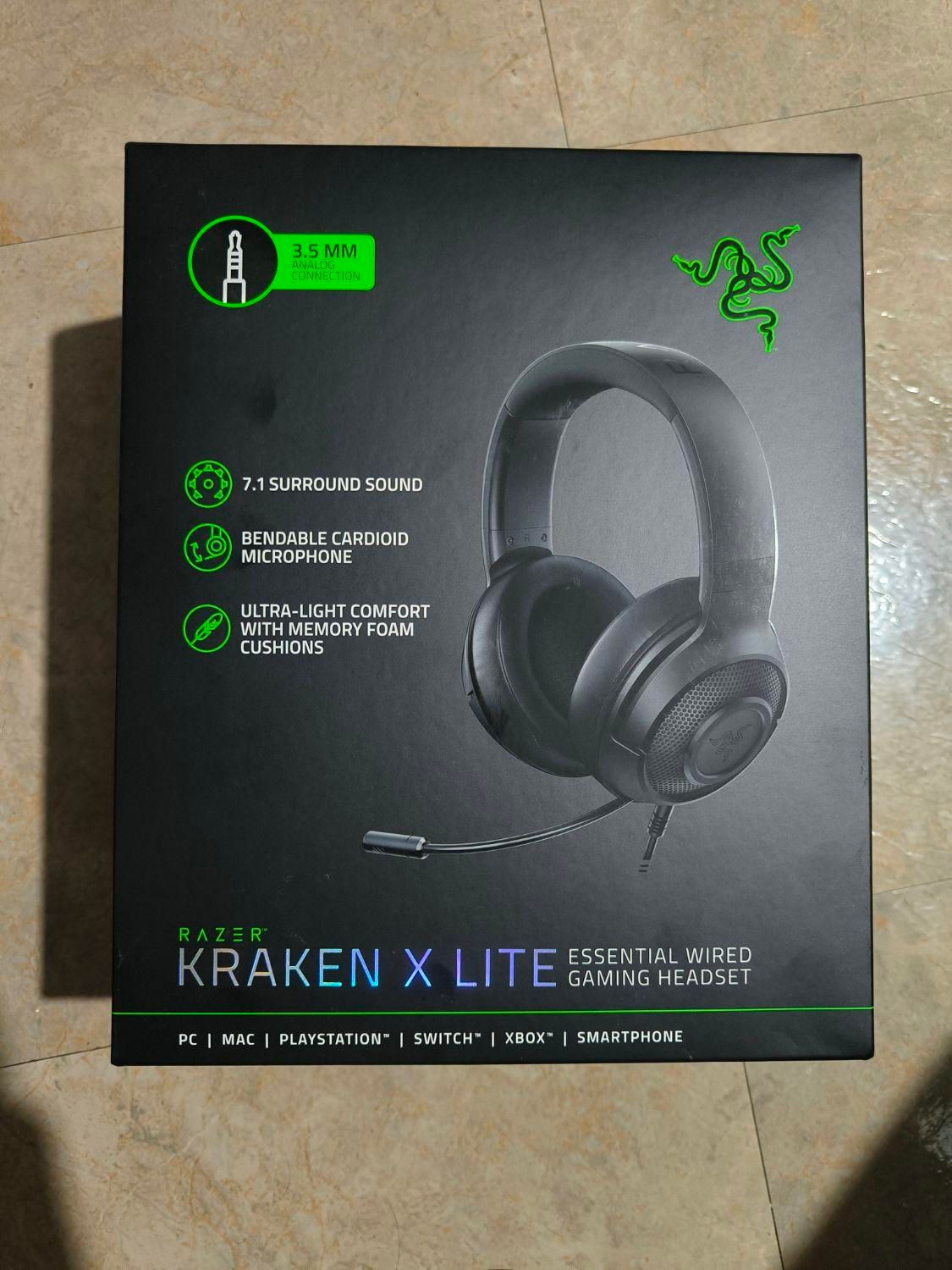 هدست ریزر کراکن (RAZER KRAKEN X LITE)|قطعات و لوازم جانبی رایانه|اصفهان, طامه|دیوار