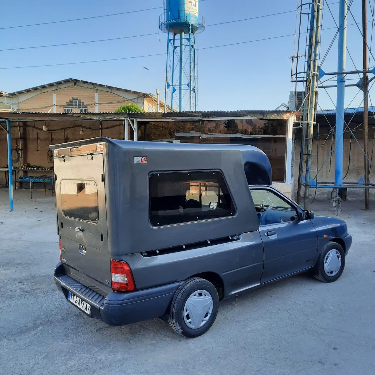 اتاق پراید کانوپی فایبر گلاس ارتفاع ۱۳۰ از کف|قطعات یدکی و لوازم جانبی|دلیجان, |دیوار