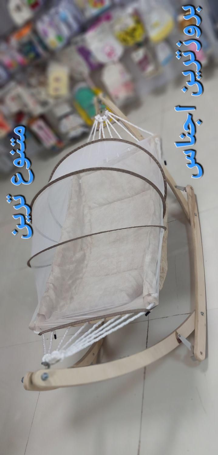 گهواره ننو بانوچ/تخت/ سیسمونی قصر کودک/نوزادی|تخت و صندلی بچه|کرمانشاه, |دیوار