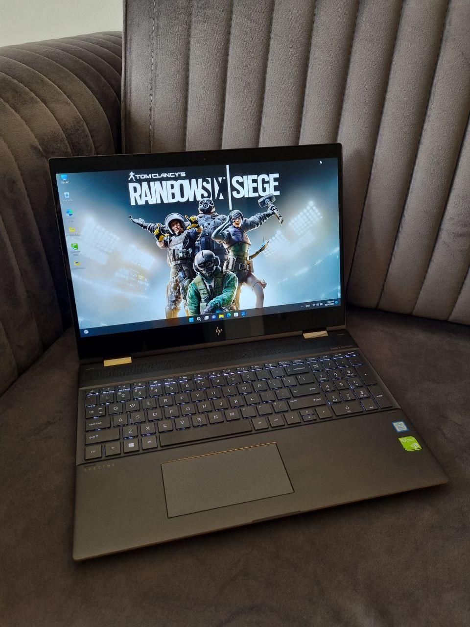 hp spectre با صفحه 4kلمسی و 360درجه با ssd|رایانه همراه|تهران, جهاد|دیوار