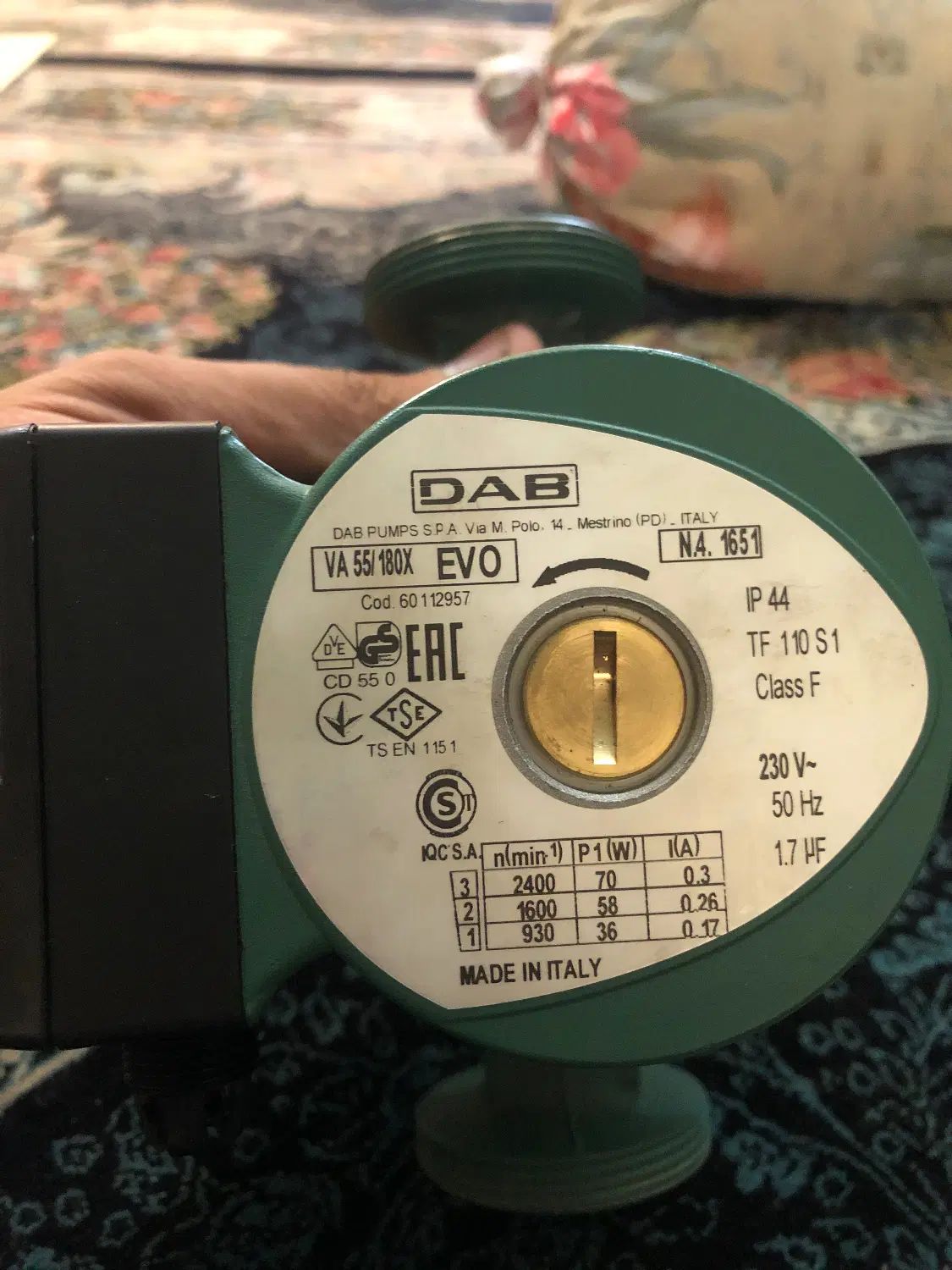 پمب ال DAB|آبگرمکن، پکیج، شوفاژ|تهران, شکوفه (عبدل آباد)|دیوار