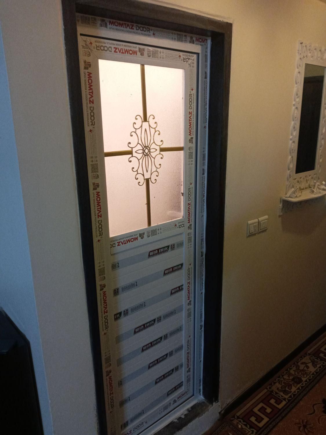 در پنجره پی وی سی pvc تکجداره|مصالح و تجهیزات ساختمان|خاوران, |دیوار