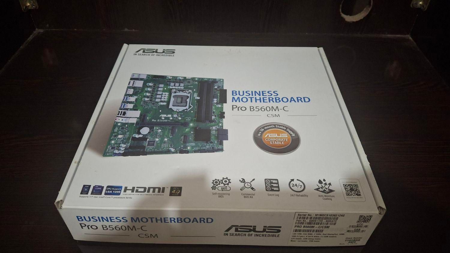 مادربود ایسوس مدل B560M-C ASUS|قطعات و لوازم جانبی رایانه|شیراز, بعثت|دیوار