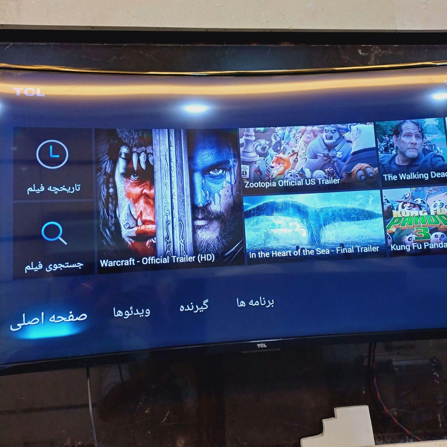 تلویزیون tcl منحنی ۴۸ اینج هوشمند اندروید سالم|تلویزیون و پروژکتور|مشهد, کوی المهدی|دیوار
