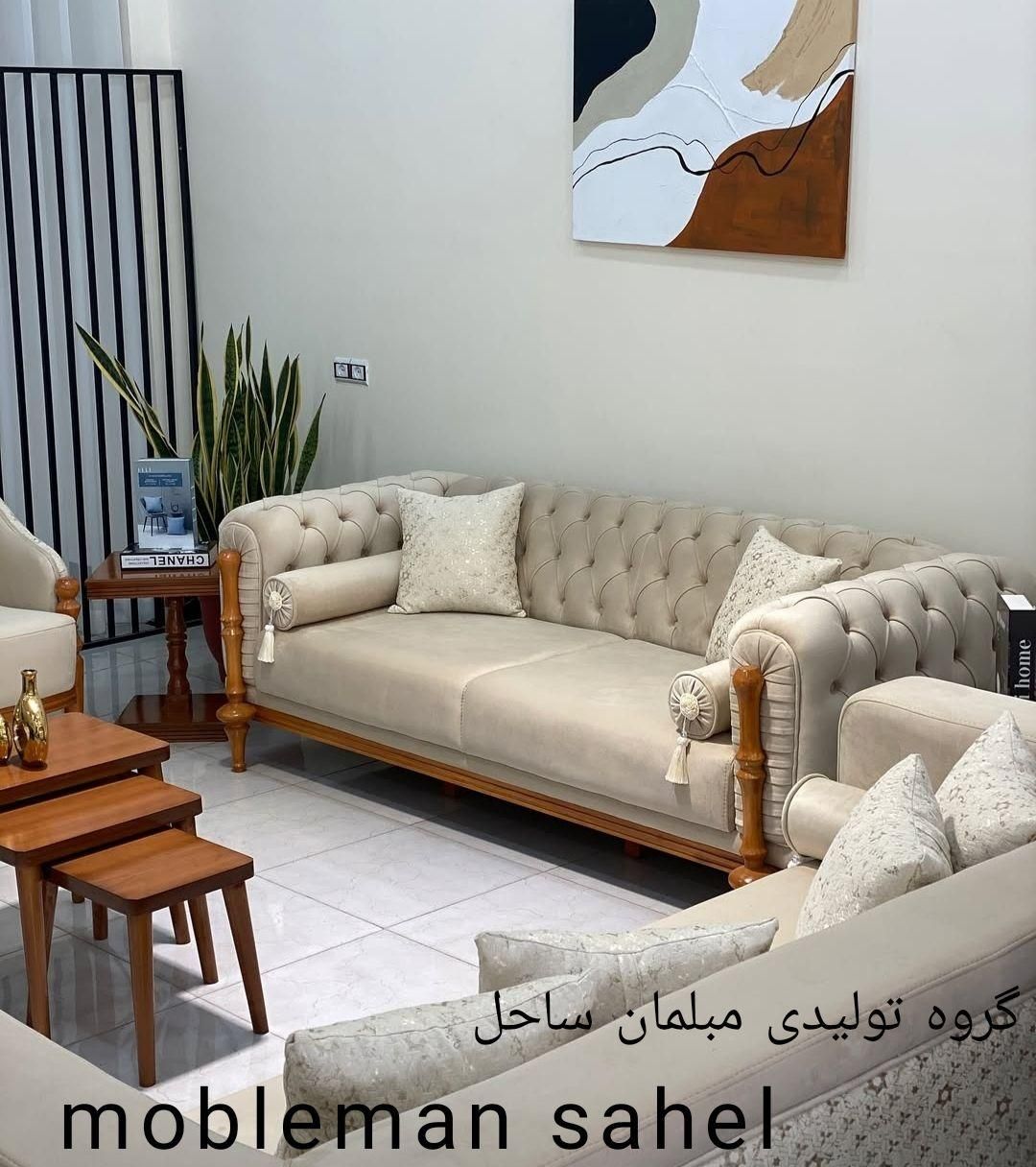 تولیدی مبل راحتی چستر جدید مدل الیا 8نفره شرکتی|مبلمان خانگی و میز عسلی|هشتگرد, |دیوار