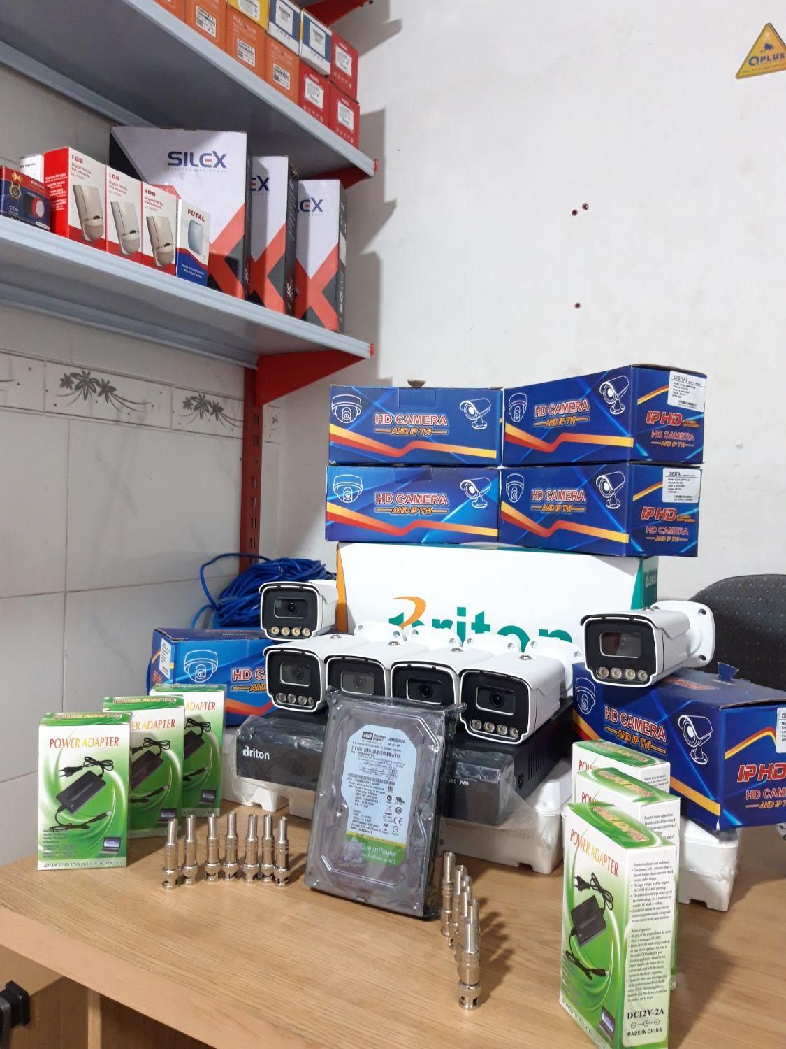پک 6تایی/دید درشب رنگی/میکروفون/فلزی+36ماه گارانتی|دوربین مداربسته|تبریز, |دیوار
