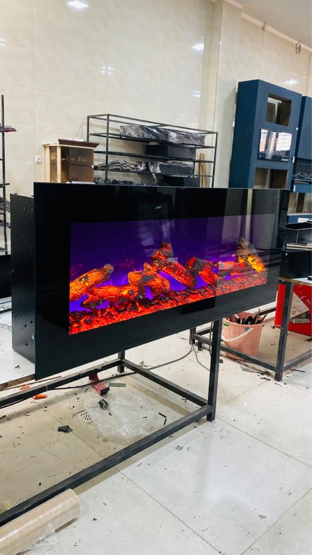 شومینه برقی سه بعدی مدل۱۴۲۲|بخاری، هیتر، شومینه|قزوین, |دیوار