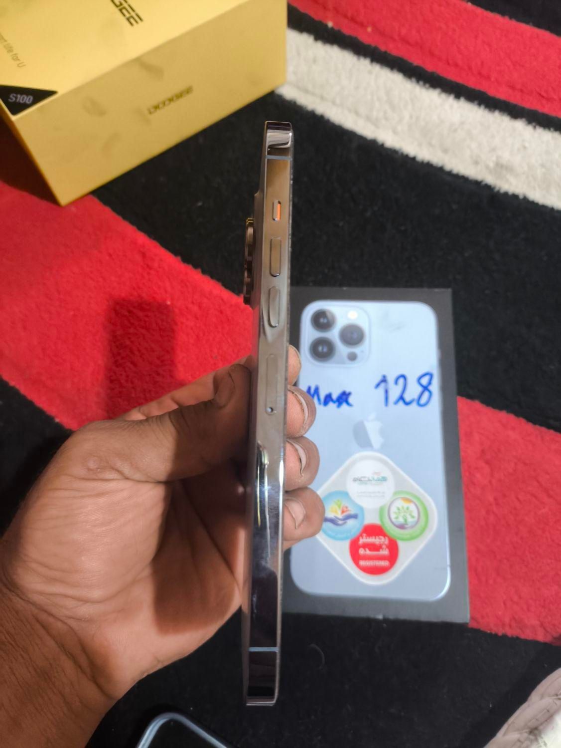 اپل iPhone 13 Pro Max با حافظهٔ ۱۲۸ گیگابایت|موبایل|تهران, ابوذر (منطقه ۱۵)|دیوار