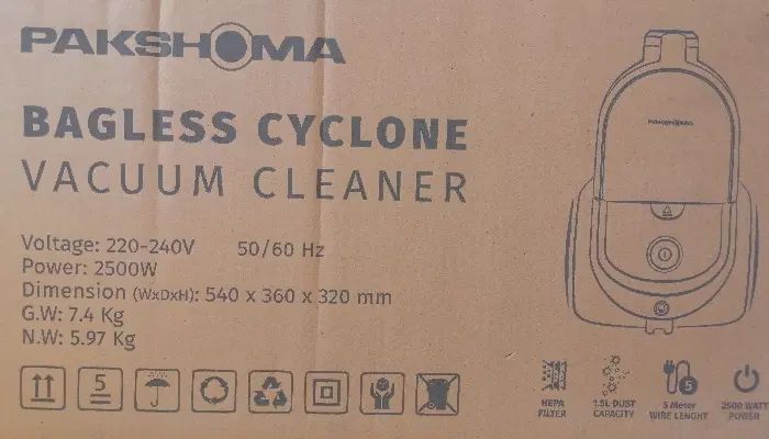 جاروبرقی پاکشوما مدل PVC-5015|جاروبرقی، جارو شارژی، بخارشو|اصفهان, ملک‌شهر|دیوار