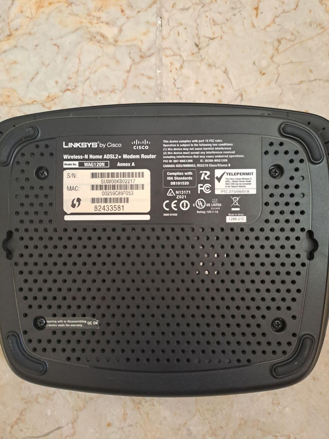 مودم Adsl2 وای فای دار مدل سیسکو Cisco|مودم و تجهیزات شبکه|تهران, شاهین|دیوار