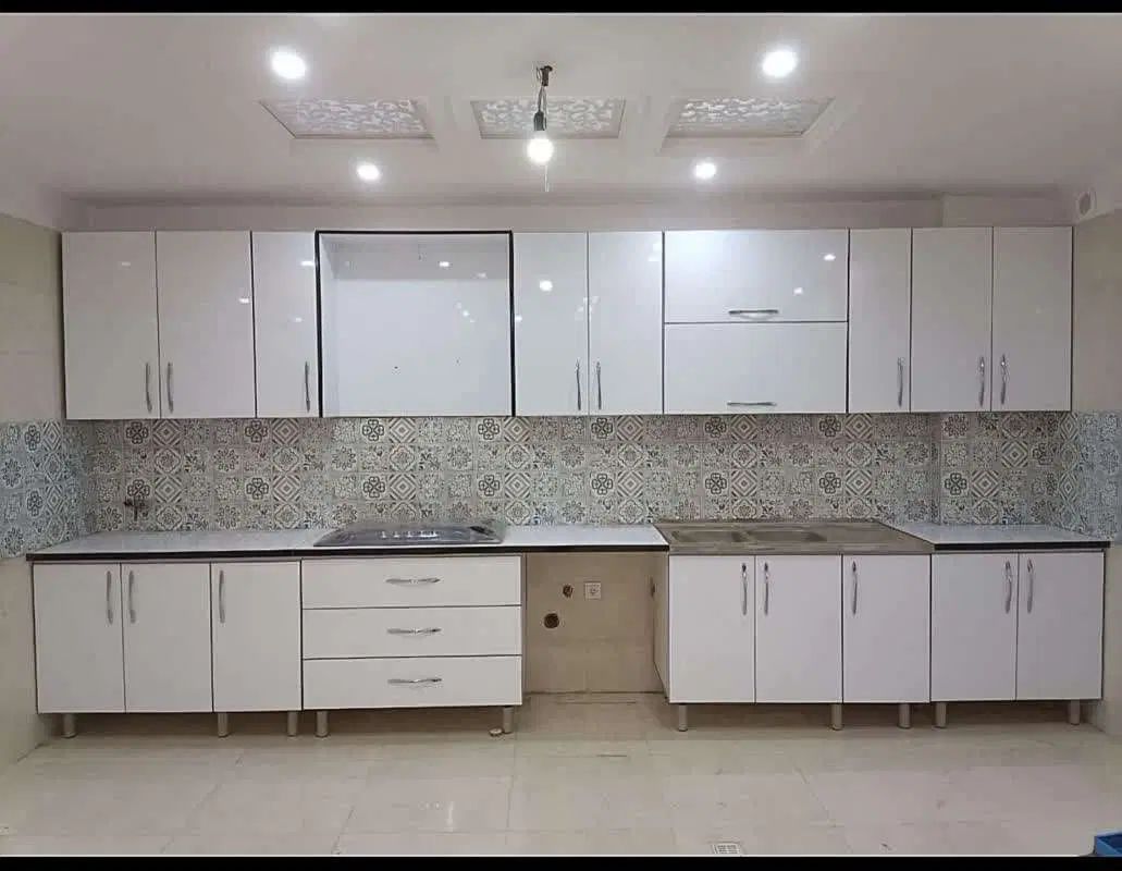 کابینت آشپز خانه MDF هایگلاس پیش ساخته ارینب|مصالح و تجهیزات ساختمان|سنندج, |دیوار