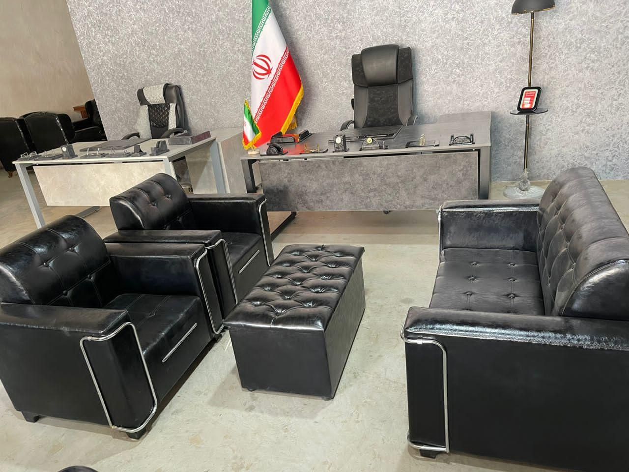 مبلمان کریستال میز مدرن کانترماربل صندلی مدیریت|دفتر کار|ارومیه, |دیوار