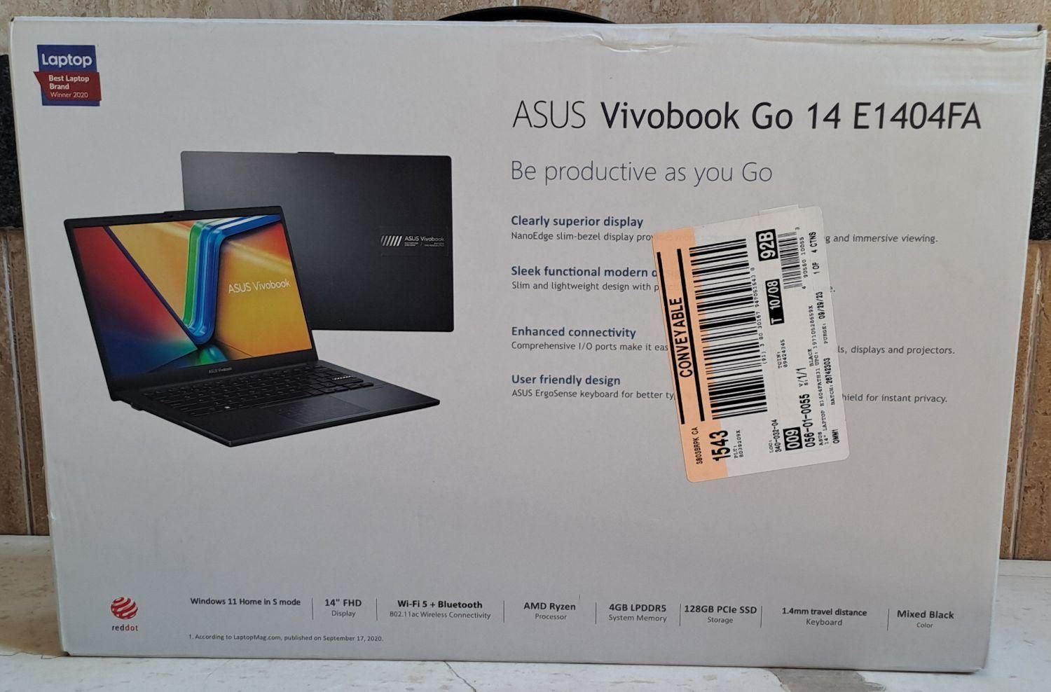 Asus vivobook go 14 E1404fa ایسوس نسل یازده ویوبوک|رایانه همراه|تهران, امام حسین|دیوار