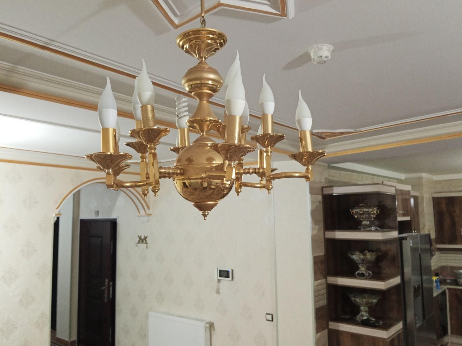 لوستر برنز|لوستر و چراغ آویز|اردبیل, |دیوار