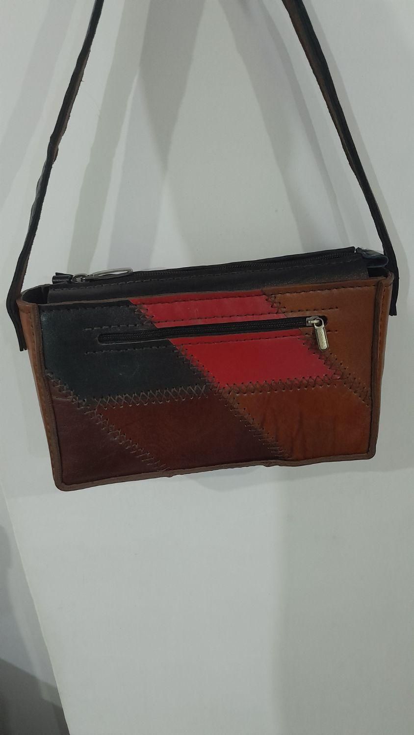 دوخت کیف زنانه  باچرم طبیعی و کاملا دست دوز|کیف، کفش، کمربند|اردبیل, |دیوار