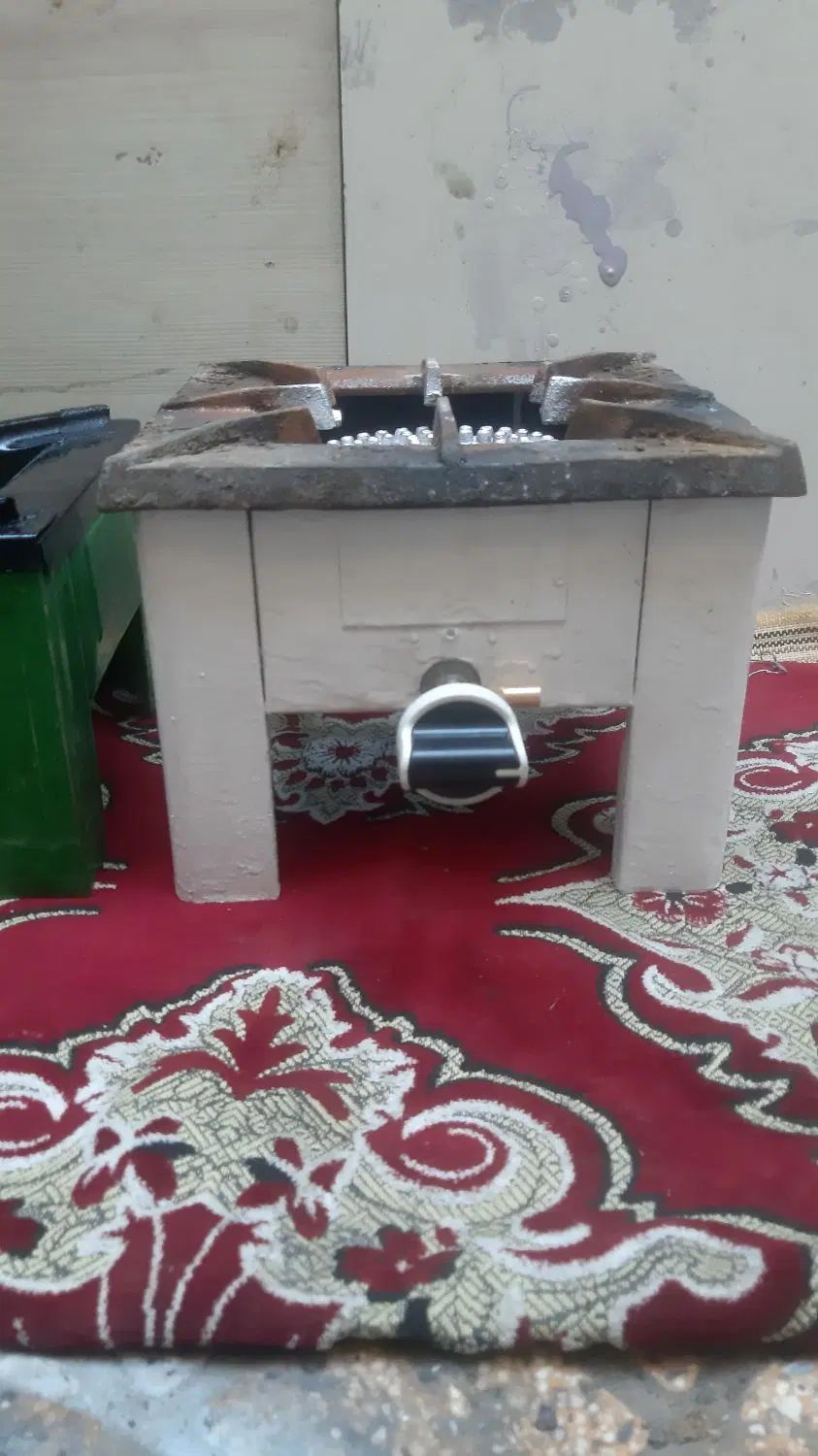 اجاق گاز تک شعله سالم استاندارد سری چدنی درحد نو|اجاق گاز و لوازم برقی پخت‌وپز|تهران, بیسیم|دیوار